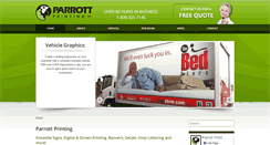 Desktop Screenshot of parrottprinting.com
